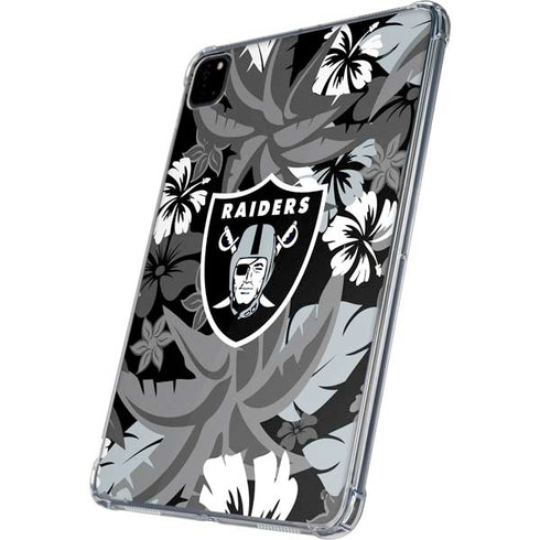 NFL Las Vegas Raiders Tropical Print iPad Pro 11in (2024) Clear Case